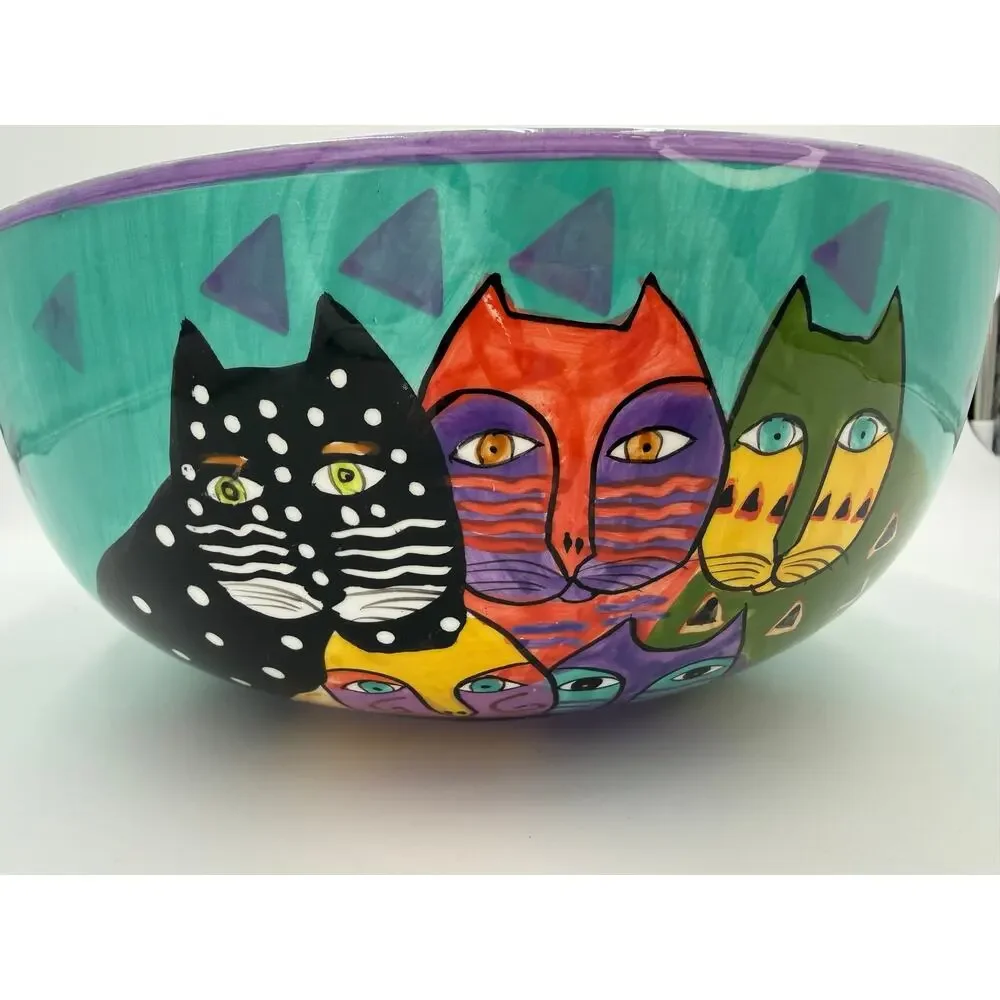 1998 Lauren Burch Ceramic Bowl